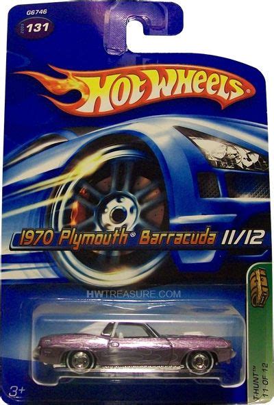1970 Plymouth Barracuda Hot Wheels 2005 Treasure Hunt Hot Wheels Treasure Hunt Hot Wheels