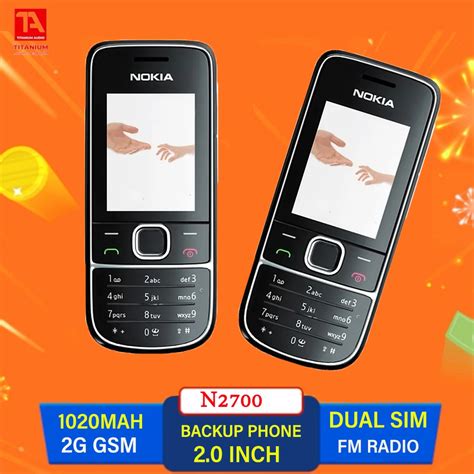 Legit Original 2700 Original Phone Legitimate Keypad Phone Dual Sim