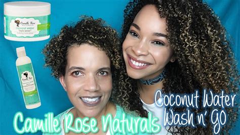 Camille Rose Naturals Coconut Water Line Wash N Go Youtube