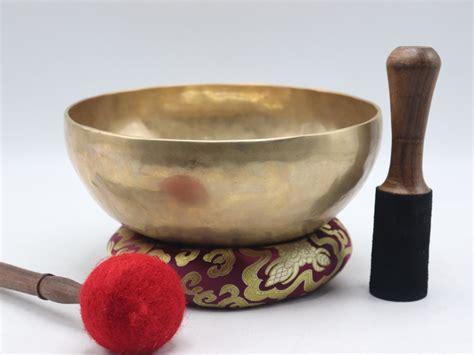 Inch Tibetan Singing Bowl Handmade Singing Bowl For Meditation