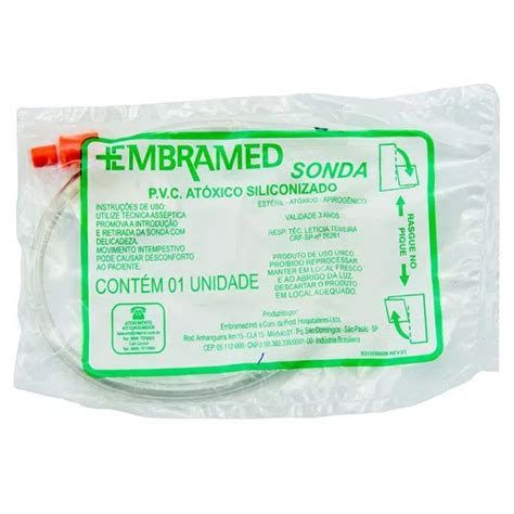 Sonda Uretral Nº06 Un Embramed EMBRAMED Fármaco Pharma Sua Farmácia