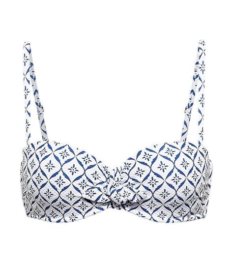 Heidi Klein Capri Printed Bandeau Bikini Top Heidi Klein