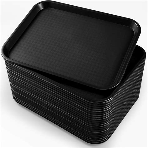 Amazon Menkxi Pcs Plastic Fast Food Tray Bulk Restaurant