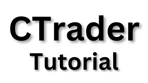 How To Use Ctrader Platform Youtube