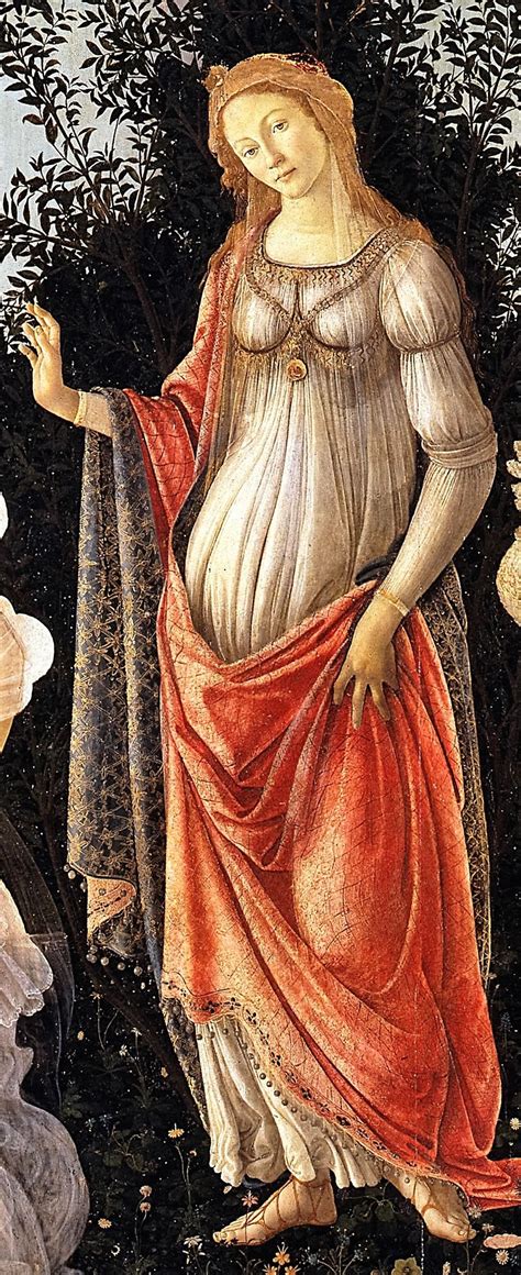 Allegory Of Spring Venus By Sandro Botticelli Renascimento Italiano