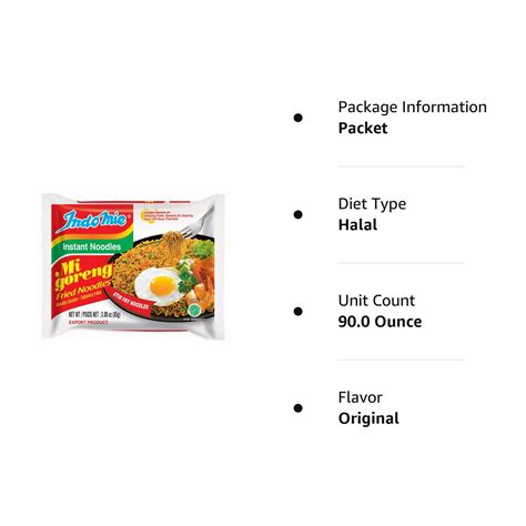 Fideos Fritos Indomie Mi Goreng Instant Neos Con Certificado Halal