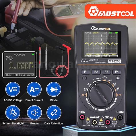 Jual MUSTOOL MT8208 Intelligent Graphical Digital Oscilloscope