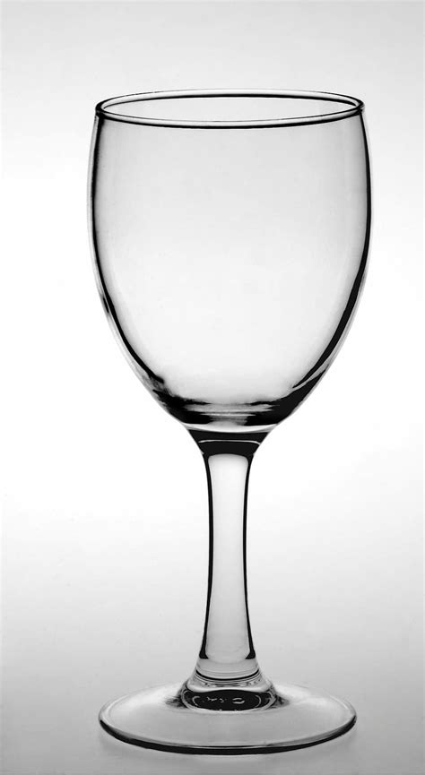 HD wallpaper: clear wine glass, white background, black lines, goblet ...