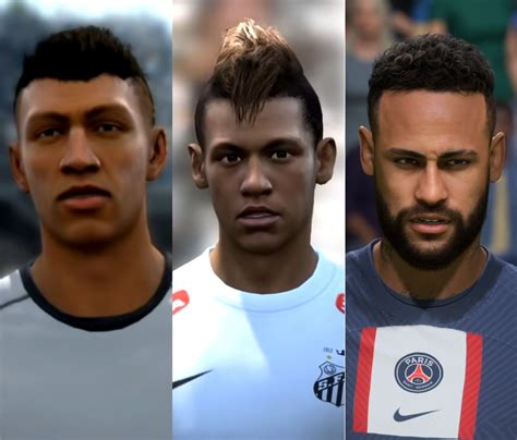 FIFA 23 veja evolução gráfica de Neymar nos jogos fifa ge