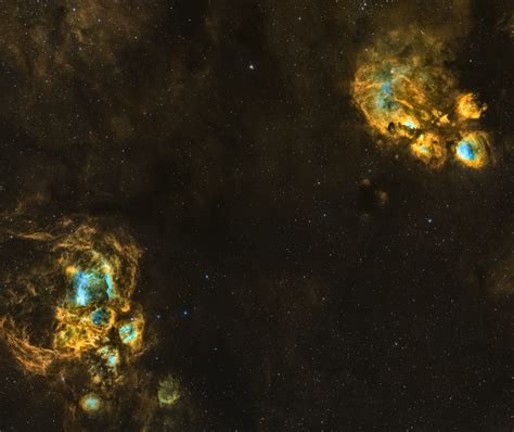 NGC 6357 Lobster Nebula NGC 6334 Cats Paw Nebula AstroFotoBlog