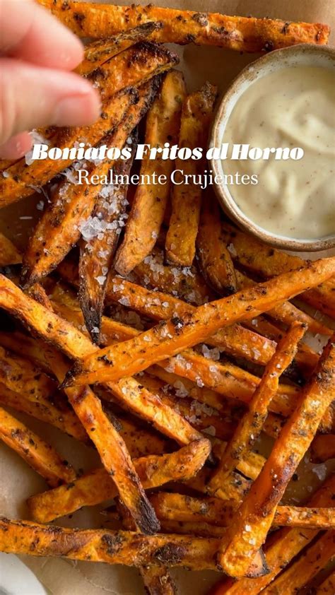 Boniatos Fritos Al Horno Realmente Crujientes Boniato Receta Recetas