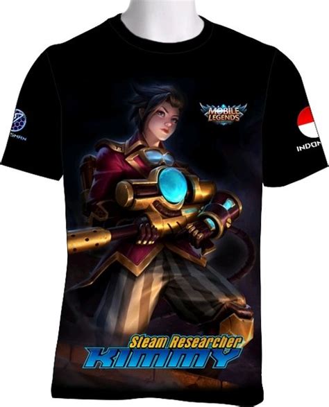 Jual Kaos Mobile Legend KIMMY Steam Researcher Di Lapak Keynay Olshop