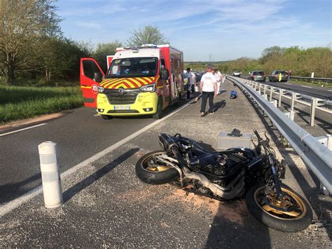 Vid O Saint Saturnin Un Motard Gravement Bless H Liport Vers L