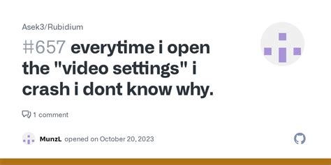 Everytime I Open The Video Settings I Crash I Dont Know Why · Issue 657 · Asek3 Rubidium
