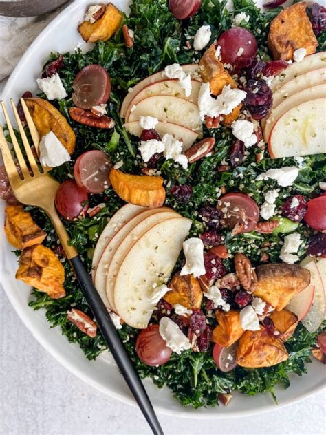 Harvest Kale Salad Lovely Delites