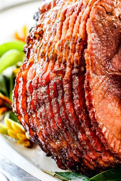 BEST Brown Sugar Glazed Ham (tips and tricks and step by step photos!)