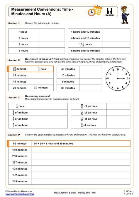 Time Conversion Worksheet Discounted Shop