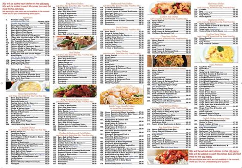 Menu At Golden Flower Fast Food Ashington