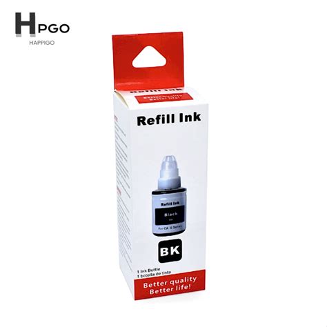 GI790 790 Refill Ink Black Ink Refill 135ml Compatible For Canon G1010