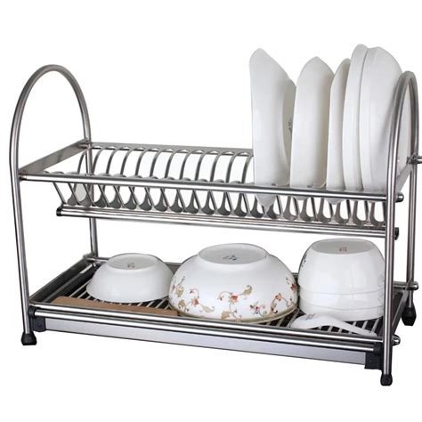 304 Stainless Steel Dish Rack Dish Drainer Drying Rack Cutlery