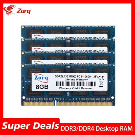 5 Ddr3 Ddr4 Ram 2gb 4gb 1066 1333mhz 1600mhz Pc3 12800s Pc4 Memory