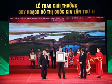 Tập đoàn Brg được Vinh Danh Tại Giải Thưởng Quy Hoạch đô Thị Quốc Gia Việt Nam 2021