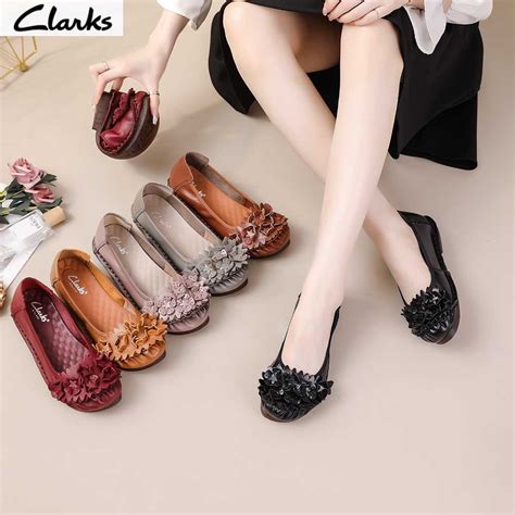 Jual Clarks New Pita Woman Clarks Flat Wanita Kulit Asli Sepatu Wanita