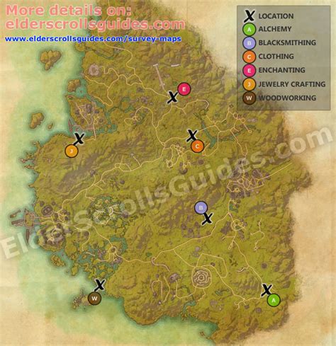 Greenshade Survey Report Map Elder Scrolls Online Guides