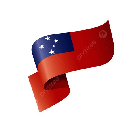 Samoa Bandera Vector Ilustración País Png Dibujos Oficial Elemento