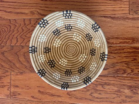 Hagari Handmade Rwandan Basket African Decor Wall Decor Fruit Bowl