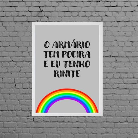 Quadro O Armário Tem Poeira E Eu Tenho Rinite Elo7