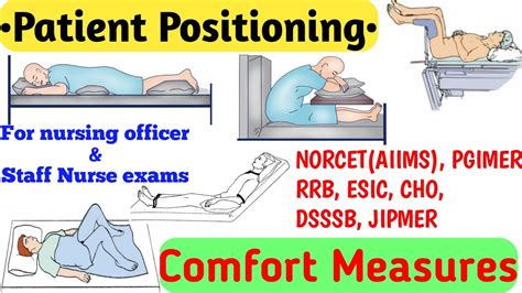 Patient Positioning Different Patient Positioning Comfort Measures