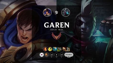 Garen Mid Vs Ekko KR Grandmaster Patch 12 19 YouTube