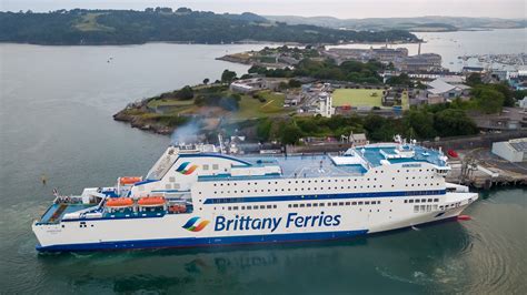 Armorique arriving in Plymouth – Brittany Ferries