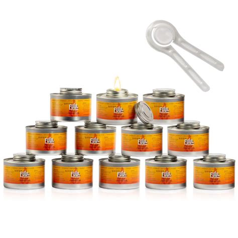 Buy FUUL Chafing Fuel Dish Burner Cans 12 Pack Chafing Dish Fuel