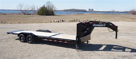 Hdt Gn Gooseneck Tilt Equipment Trailer Diamond C Trailers