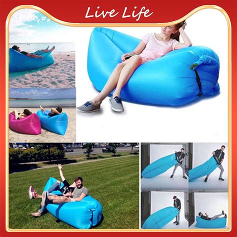 Jual Model Baru Kasur Udara Air Bed Lazy Bag Lay Bag Kasur Angin