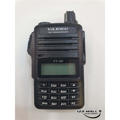 Jual YAESU FT 4V FT4V FT 4V VHF 136 174 Mhz HT YAESU ORIGINAL Shopee