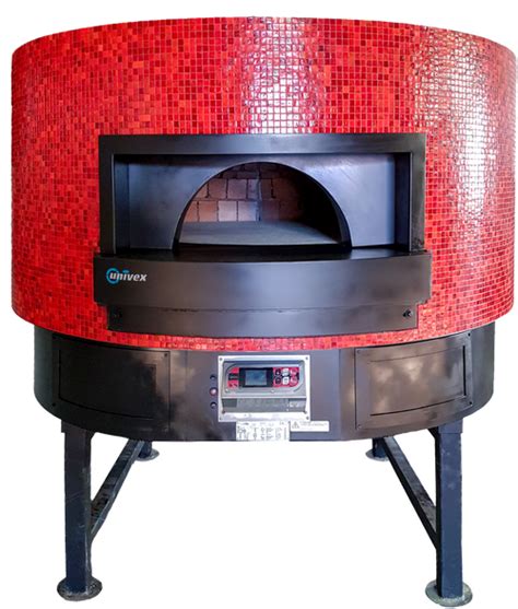 Univex Pizza Oven Rotating Stone Gas Top Pizza