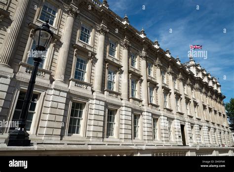 Government buildings along Whitehall, London, England, UK Stock Photo ...