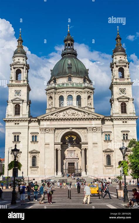 St Stephen S Basilica The Largest Church In Budapest Hungary Stock