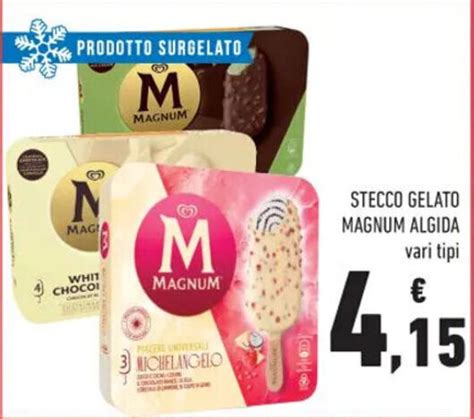 Offerta STECCO GELATO MAGNUM ALGIDA Vari Tipi Nel Volantino Di Conad