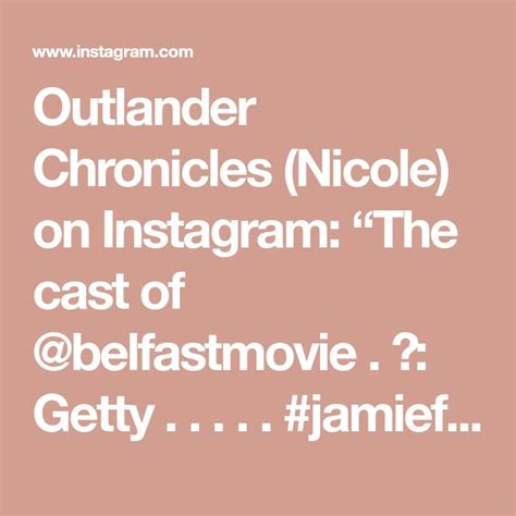 The Text Outlander Chronicles Nicole On Instagram The Cast Of