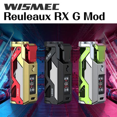 WISMEC ウィズメック Reuleaux RX G 100W Mod ルーロー RX G VAPEWORX ベイプワークス