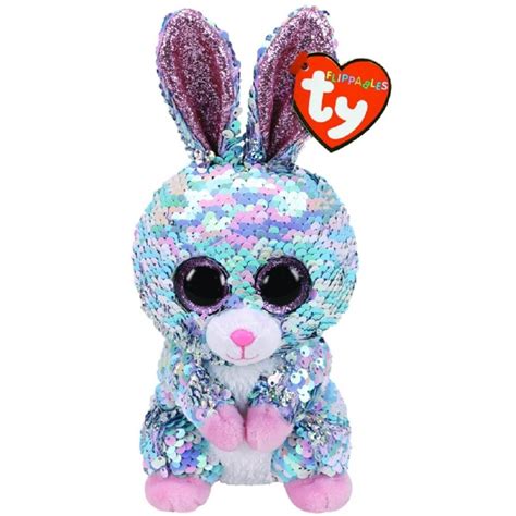 Beanie Boos Flippables Regular Plush Easter Raindrop Bunny Teddy