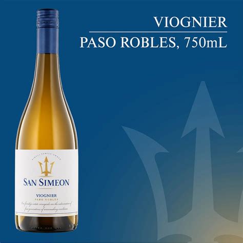 San Simeon Paso Robles Viognier Estate White Wine 750 Ml Delivery Or