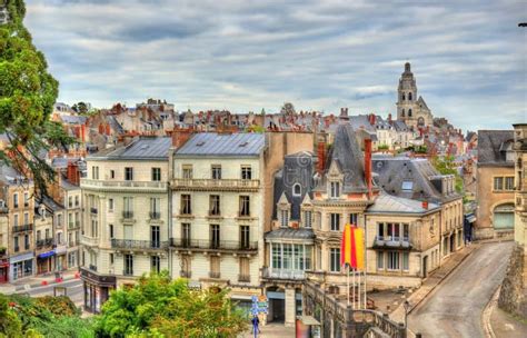 Old Town Of Blois In The Loire Valley Stock Image Image Of Landmark