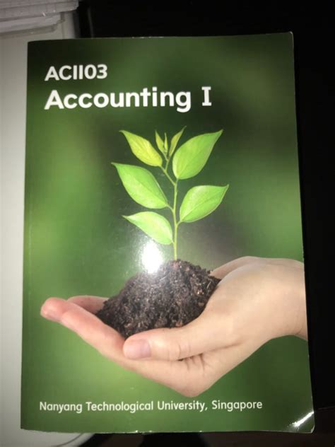 NTU NBS AC1103 Accounting I Textbook Hobbies Toys Books Magazines