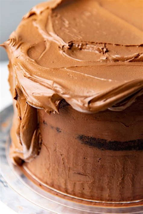 Perfect Chocolate Swiss Meringue Buttercream The Flavor Bender