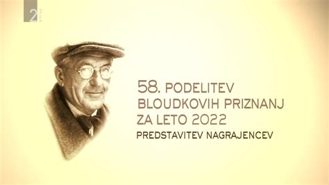 Bloudkova Priznanja Za Leto Predstavitev Nagrajencev